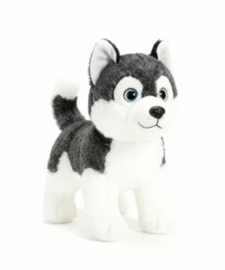 Pelúcia Husky Siberiano 30cm Anti-alérgica