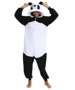 Pijama Kigurumi Pandinha Confortável