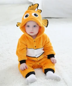 Alternative view of Pijama Infantil Nemo – Kigurumi