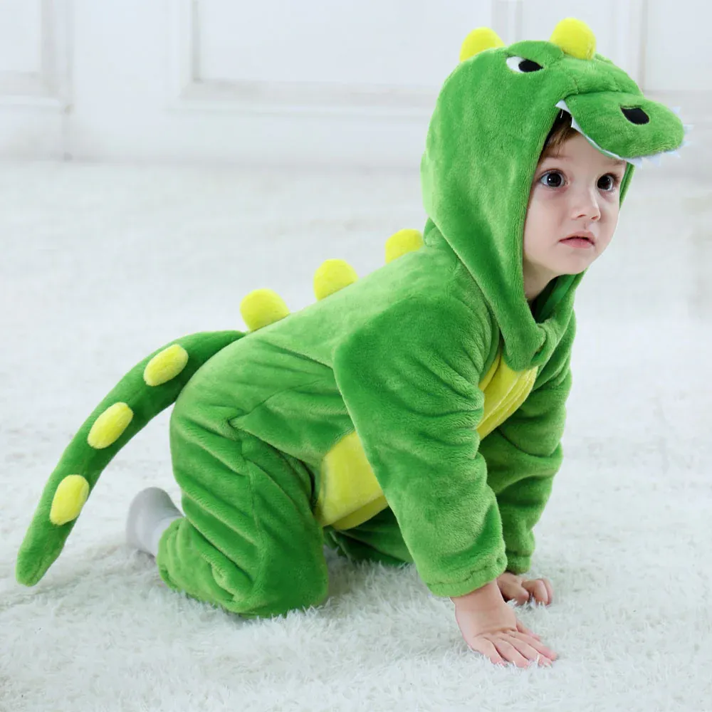 Pijama Infantil Dino – Kigurumi Verde